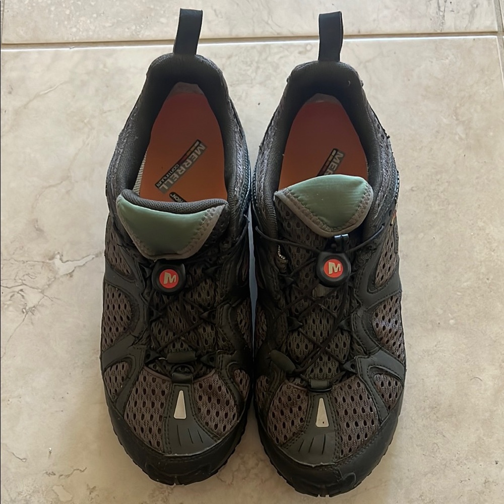 Merrell Gray and Black Hiking Shoes